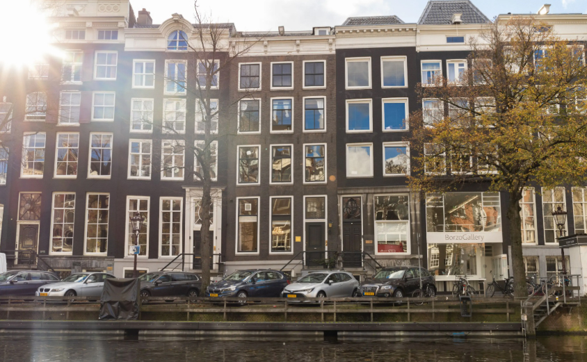 Afbeelding van het kantoor van Monkey Mind Studios aan de Keizersgracht in Amsterdam.